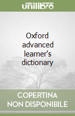 Oxford advanced learner's dictionary. Con CD-ROM