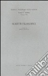 Scritti filosofici libro