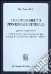 Principi di diritto processuale generale. Appendice di aggiornamento libro