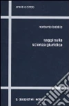 Saggi sulla scienza giuridica libro