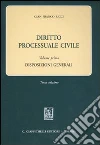 Diritto processuale civile (1) libro