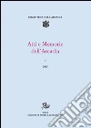 Atti e memorie dell'Arcadia (2015) (4) libro