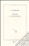 Poesia e università. Testo francese a fronte libro