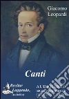 Canti. Audiolibro. CD Audio formato MP3 libro