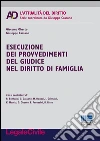 Esecuzione dei provvedimenti del giudice nel diritto di famiglia libro