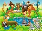Puzzle 24 pz pavimento - daf bambi al ruscello puzzle
