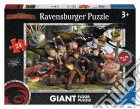 Ravensburger 05436 - Puzzle Da Pavimento 24 Pz - Dragons - La Squadra Vincente puzzle