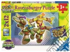 Ravensburger 07597 - Puzzle 2x12 Pz - Teenage Mutant Ninja Turtles - Le Tartarughe Ninja In Azione puzzle