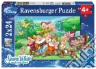Ravensburger 08859 - Puzzle 2x24 Pz - Biancaneve E I Sette Nani puzzle