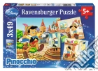 Puzzle 3x49 pz - dcl pinocchio e la fata puzzle