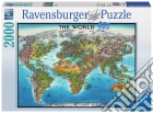 Ravensburger 16683 - Puzzle 2000 Pz - Mappamondo puzzle