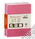 Taccuini duo habana smooth a righe 7x10 rosa melograno scrittura