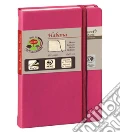 Taccuino habana a righe 10x15 rosa lampone scrittura