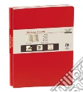Taccuini duo habana smooth a righe 21x29,7 rosso scrittura