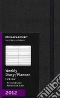Moleskine Agenda 2012 Settimanale Orizzontale LARGE - Copertina Rigida Nera Moleskine Agenda 2012 Settimanale Orizzontale LARGE - Copertina Rigida Nera